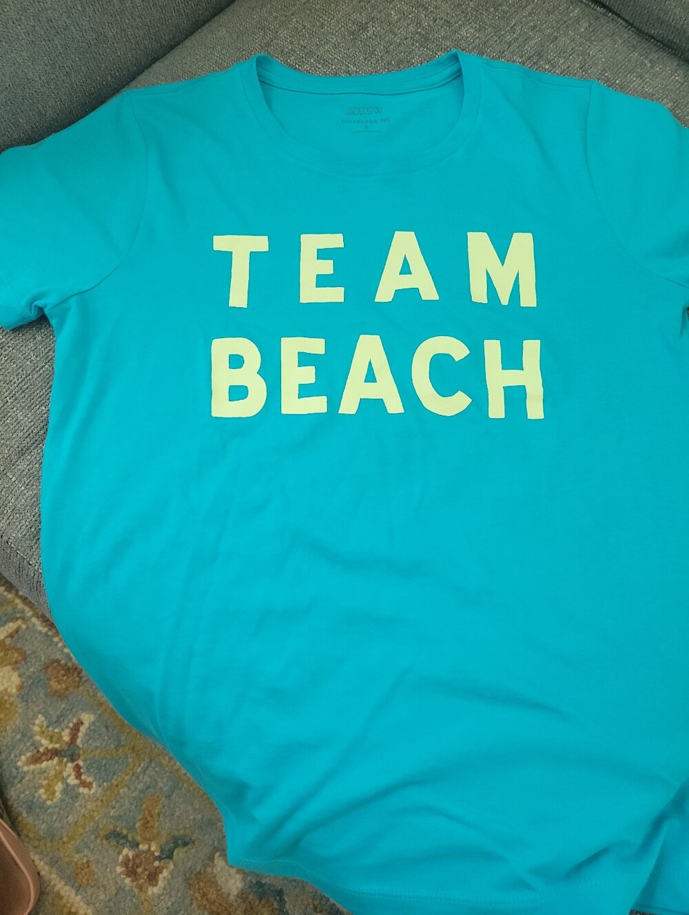 J. Crew Turquoise Collector Tee